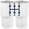 20 oz. Tall Stainless Steel Vacuum Insulated Tumbler White Thumbnail