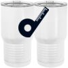 20 oz. Tall Stainless Steel Vacuum Insulated Tumbler White Thumbnail
