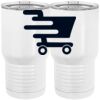 20 oz. Tall Stainless Steel Vacuum Insulated Tumbler White Thumbnail