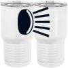 20 oz. Tall Stainless Steel Vacuum Insulated Tumbler White Thumbnail