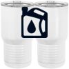 20 oz. Tall Stainless Steel Vacuum Insulated Tumbler White Thumbnail