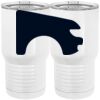 20 oz. Tall Stainless Steel Vacuum Insulated Tumbler White Thumbnail