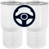 20 oz. Tall Stainless Steel Vacuum Insulated Tumbler White Thumbnail