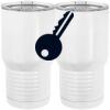 20 oz. Tall Stainless Steel Vacuum Insulated Tumbler White Thumbnail