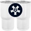 20 oz. Tall Stainless Steel Vacuum Insulated Tumbler White Thumbnail
