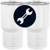 20 oz. Tall Stainless Steel Vacuum Insulated Tumbler White Thumbnail