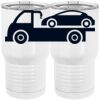 20 oz. Tall Stainless Steel Vacuum Insulated Tumbler White Thumbnail