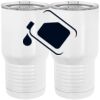 20 oz. Tall Stainless Steel Vacuum Insulated Tumbler White Thumbnail