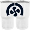 20 oz. Tall Stainless Steel Vacuum Insulated Tumbler White Thumbnail