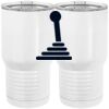 20 oz. Tall Stainless Steel Vacuum Insulated Tumbler White Thumbnail