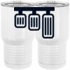 20 oz. Tall Stainless Steel Vacuum Insulated Tumbler White Thumbnail