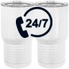 20 oz. Tall Stainless Steel Vacuum Insulated Tumbler White Thumbnail