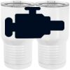 20 oz. Tall Stainless Steel Vacuum Insulated Tumbler White Thumbnail