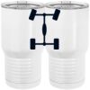 20 oz. Tall Stainless Steel Vacuum Insulated Tumbler White Thumbnail