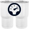 20 oz. Tall Stainless Steel Vacuum Insulated Tumbler White Thumbnail