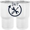20 oz. Tall Stainless Steel Vacuum Insulated Tumbler White Thumbnail