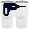 20 oz. Tall Stainless Steel Vacuum Insulated Tumbler White Thumbnail