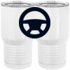 20 oz. Tall Stainless Steel Vacuum Insulated Tumbler White Thumbnail