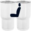 20 oz. Tall Stainless Steel Vacuum Insulated Tumbler White Thumbnail