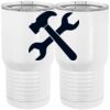 20 oz. Tall Stainless Steel Vacuum Insulated Tumbler White Thumbnail