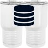 20 oz. Tall Stainless Steel Vacuum Insulated Tumbler White Thumbnail
