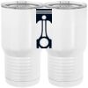 20 oz. Tall Stainless Steel Vacuum Insulated Tumbler White Thumbnail