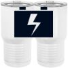 20 oz. Tall Stainless Steel Vacuum Insulated Tumbler White Thumbnail