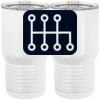 20 oz. Tall Stainless Steel Vacuum Insulated Tumbler White Thumbnail