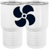20 oz. Tall Stainless Steel Vacuum Insulated Tumbler White Thumbnail