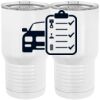 20 oz. Tall Stainless Steel Vacuum Insulated Tumbler White Thumbnail