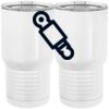 20 oz. Tall Stainless Steel Vacuum Insulated Tumbler White Thumbnail