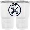 20 oz. Tall Stainless Steel Vacuum Insulated Tumbler White Thumbnail