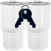 20 oz. Tall Stainless Steel Vacuum Insulated Tumbler White Thumbnail