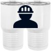 20 oz. Tall Stainless Steel Vacuum Insulated Tumbler White Thumbnail