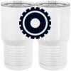 20 oz. Tall Stainless Steel Vacuum Insulated Tumbler White Thumbnail