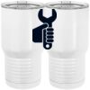 20 oz. Tall Stainless Steel Vacuum Insulated Tumbler White Thumbnail