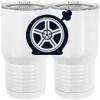 20 oz. Tall Stainless Steel Vacuum Insulated Tumbler White Thumbnail