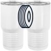 20 oz. Tall Stainless Steel Vacuum Insulated Tumbler White Thumbnail