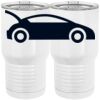 20 oz. Tall Stainless Steel Vacuum Insulated Tumbler White Thumbnail