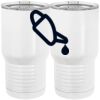 20 oz. Tall Stainless Steel Vacuum Insulated Tumbler White Thumbnail