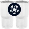 20 oz. Tall Stainless Steel Vacuum Insulated Tumbler White Thumbnail