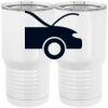 20 oz. Tall Stainless Steel Vacuum Insulated Tumbler White Thumbnail
