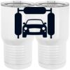 20 oz. Tall Stainless Steel Vacuum Insulated Tumbler White Thumbnail