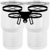 20 oz. Tall Stainless Steel Vacuum Insulated Tumbler White Thumbnail