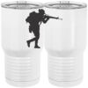 20 oz. Tall Stainless Steel Vacuum Insulated Tumbler White Thumbnail