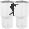 20 oz. Tall Stainless Steel Vacuum Insulated Tumbler White Thumbnail