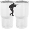 20 oz. Tall Stainless Steel Vacuum Insulated Tumbler White Thumbnail