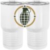 20 oz. Tall Stainless Steel Vacuum Insulated Tumbler White Thumbnail
