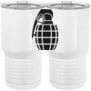 20 oz. Tall Stainless Steel Vacuum Insulated Tumbler White Thumbnail