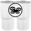 20 oz. Tall Stainless Steel Vacuum Insulated Tumbler White Thumbnail